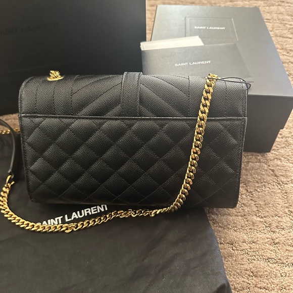 Small YSL Monogram Leather Satchel Bag - Brand NEW - Picture 3 of 4